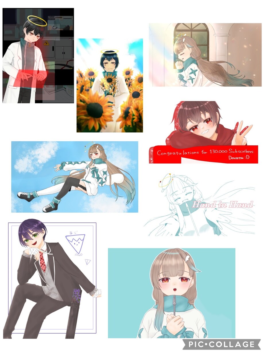 SNSアイコン等可愛いイラストお描きします アイコン以外の立ち絵や一枚絵、歌ってみたサムネも◎ イメージ3