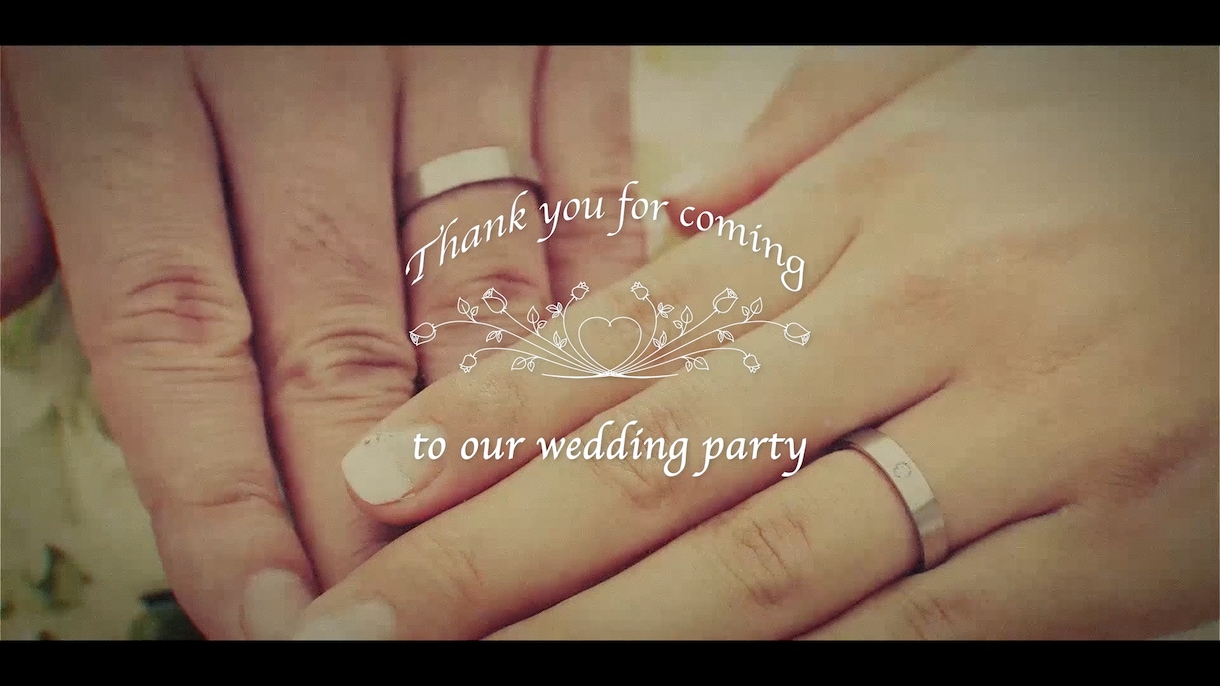 プロが結婚式エンドロールムービーを作成します プロクリエイターが作る感動のエンドロールムービー！ イメージ1