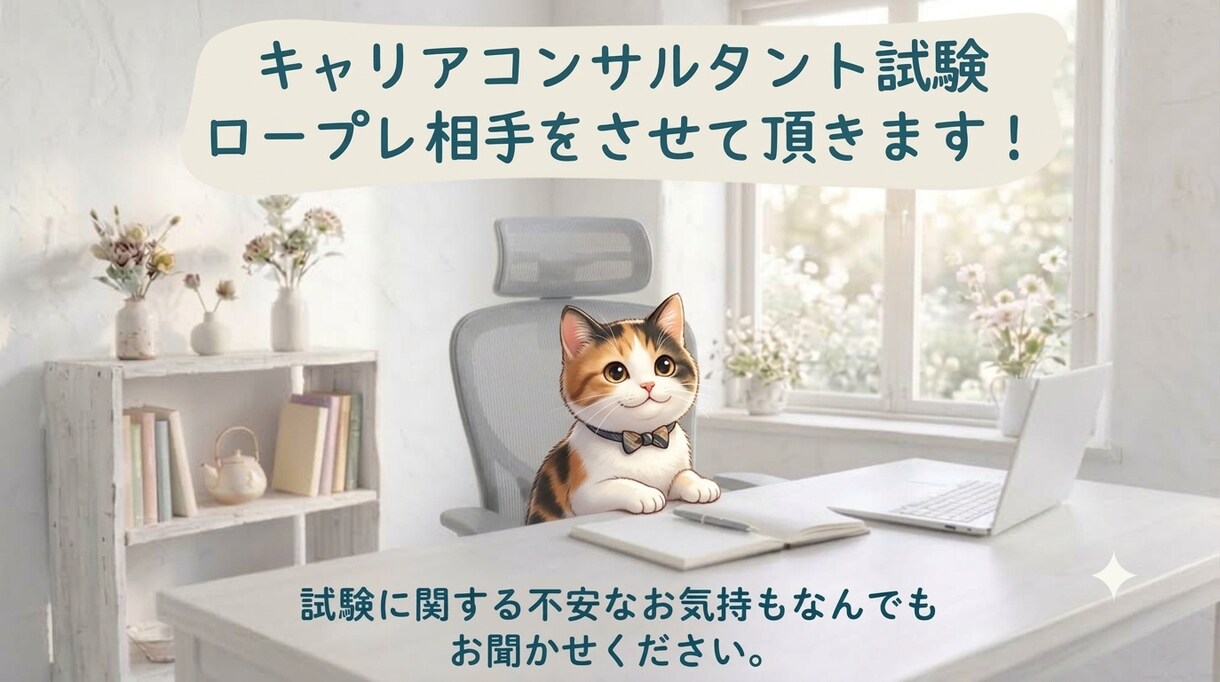 キャリアコンサルタント試験ロープレのお相手をします 第33回試験対応！丁寧にフィードバックします※CC協議会試験 イメージ2