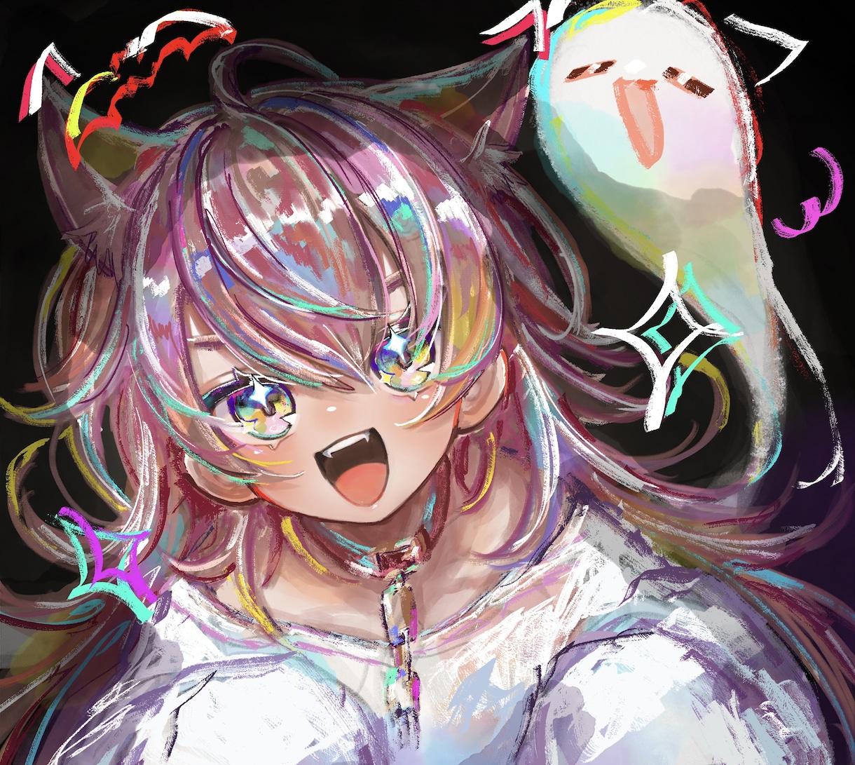 SNSアイコンやバストアップのイラストを制作します 修正回数制限なし！納得いくまでとことんお付き合いいたします。 イメージ1