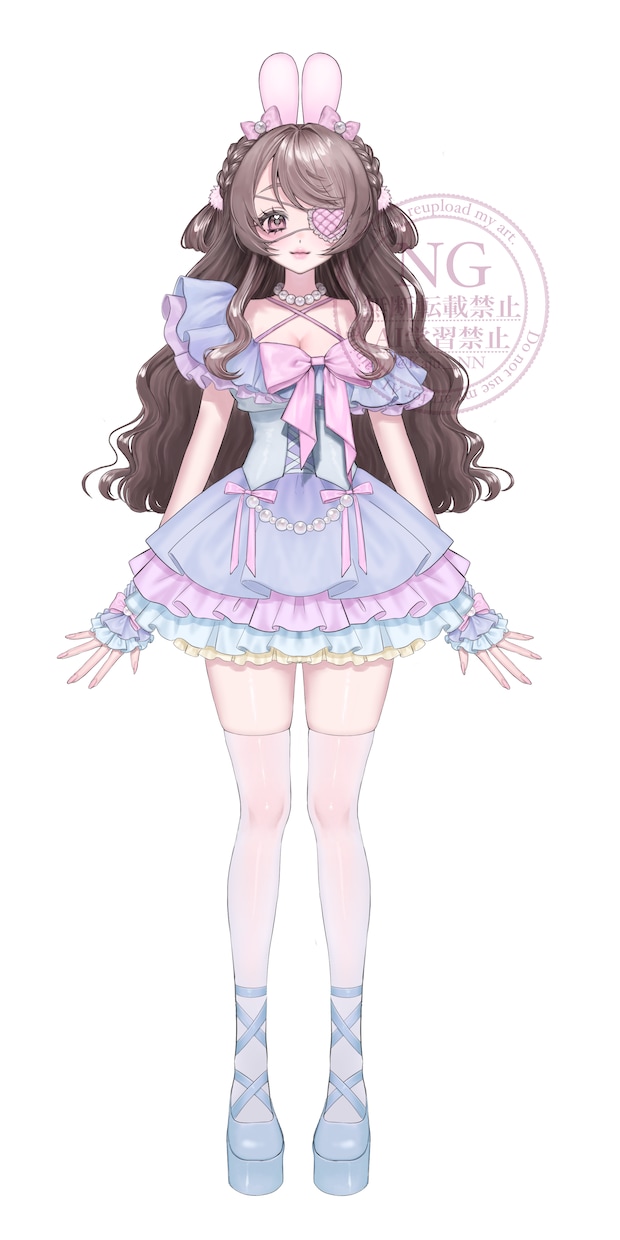 立ち絵(パーツ分け無し)描きます 立ち絵を描ききます！IRIAM等で配信をする方専用です。 イメージ3