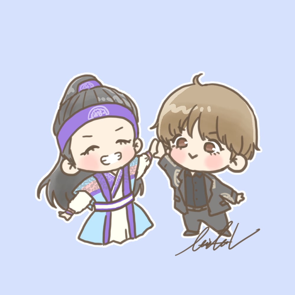 イラストお渡し後に修正ます littleV絵柄ご購入お取引完了の方用です♡︎ʾʾ イメージ7