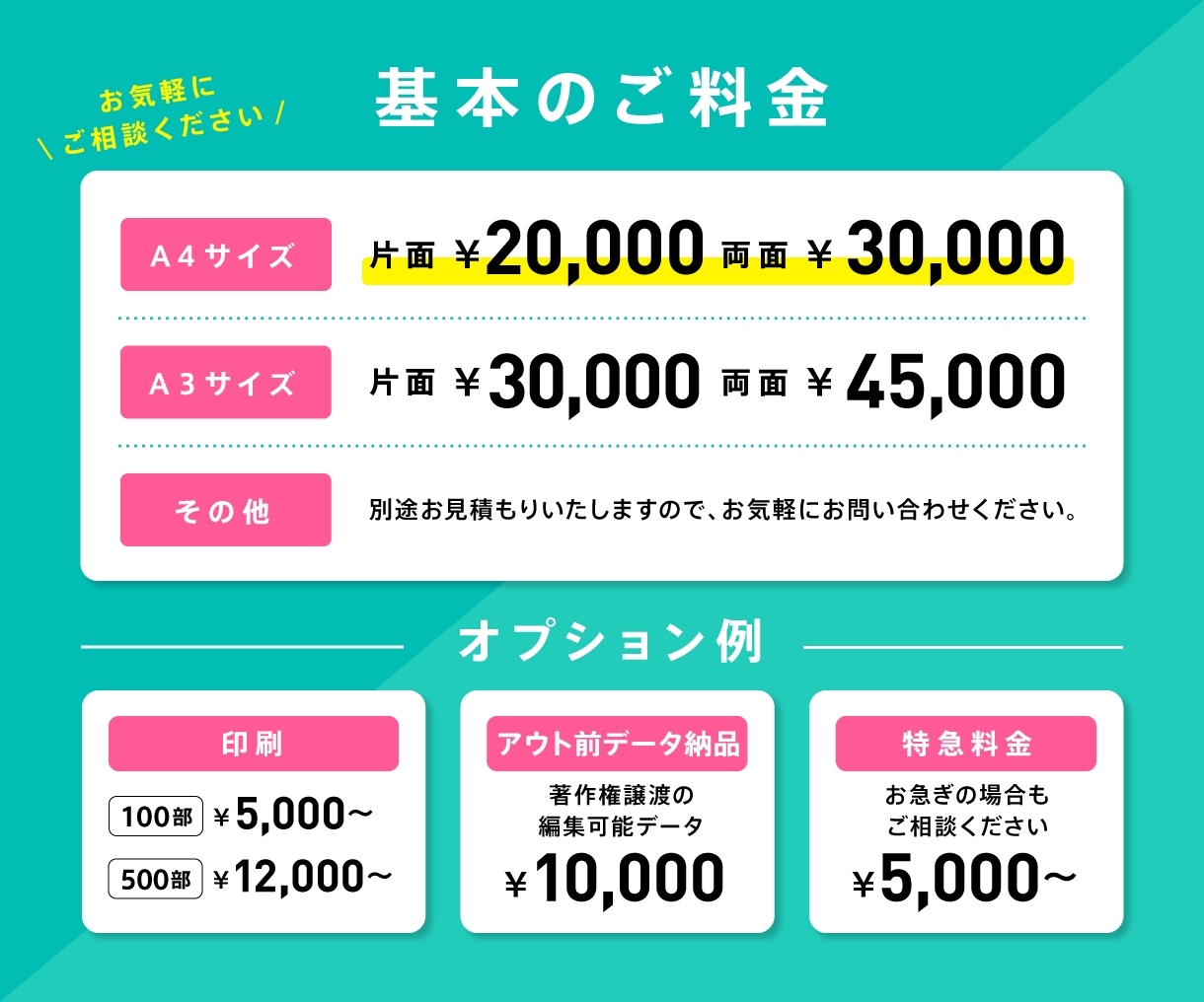 集客UPするメリハリのあるチラシを作成します 様々な業界・テイストのデザインにも幅広く対応いたします！ イメージ2