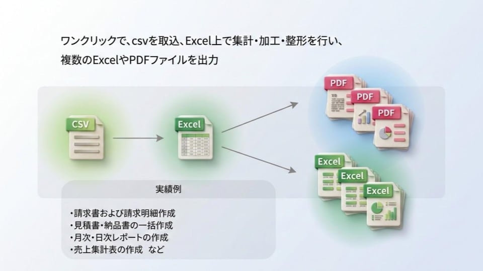 現役VBAエンジニアがExcelマクロ開発します 経験7年 企業向け開発実績多数｜コード開示・修正しやすい設計 イメージ2