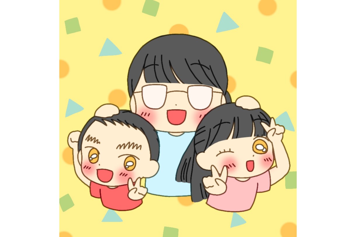 ファミリー編　ゆるかわなアイコン描きます 可愛いイラストお届けします(*˘︶˘*)♡ イメージ6