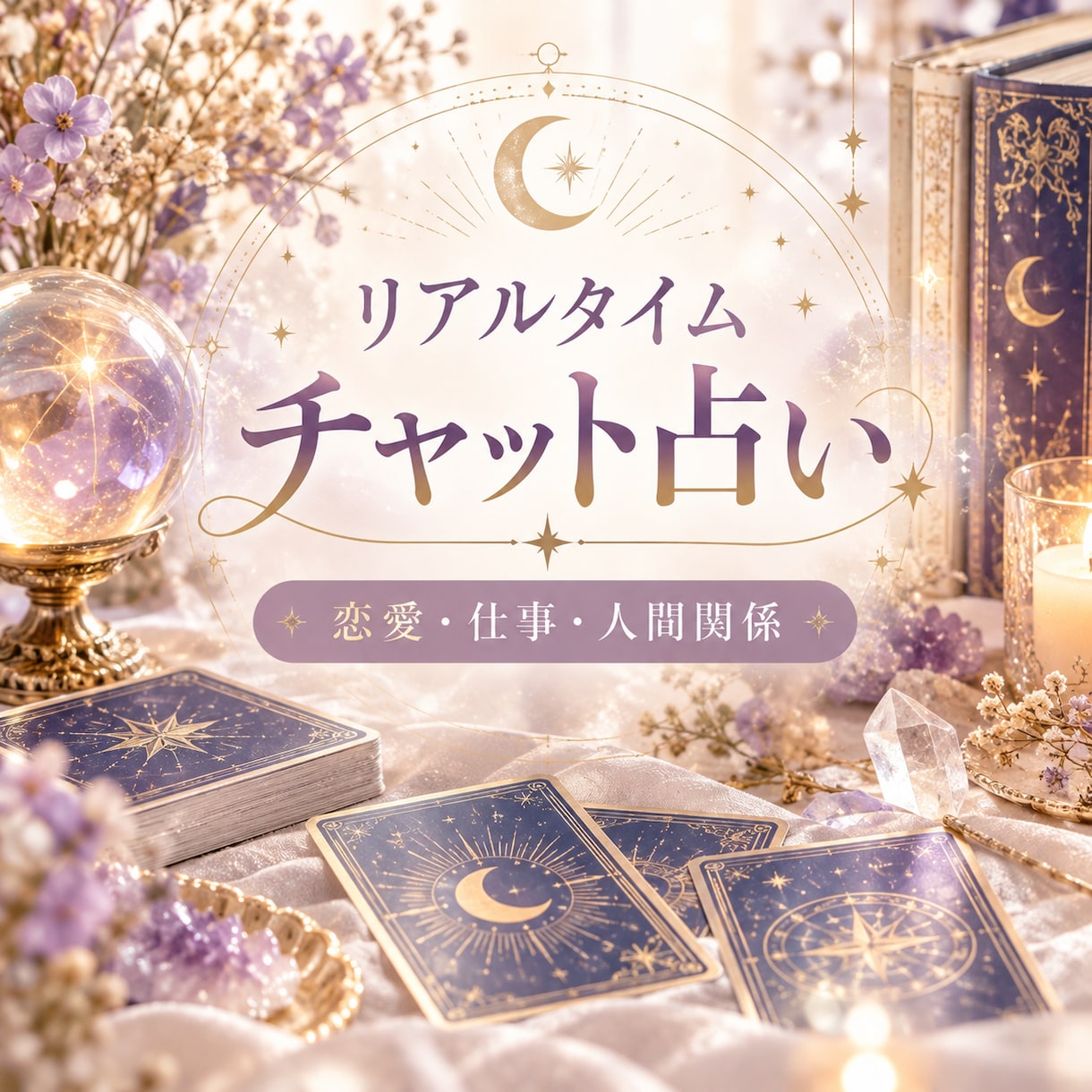リアルタイムでチャット鑑定いたします リアルタイムチャット占い／恋愛•仕事•人間関係 イメージ1