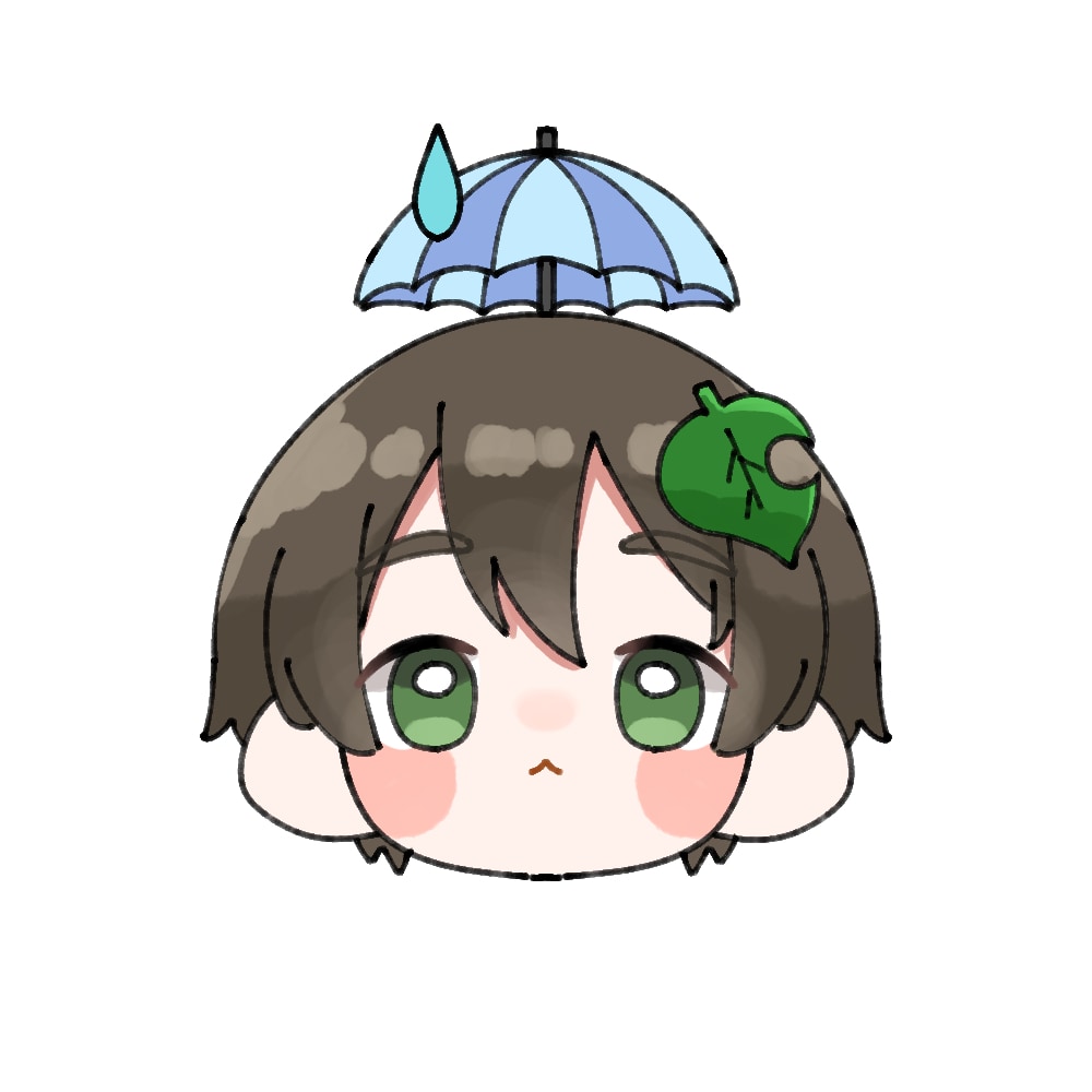 頭に好きなものを乗せた可愛いイラスト描きます 食べ物や動物など、ご自身が好きなものを頭に乗せます！ イメージ2
