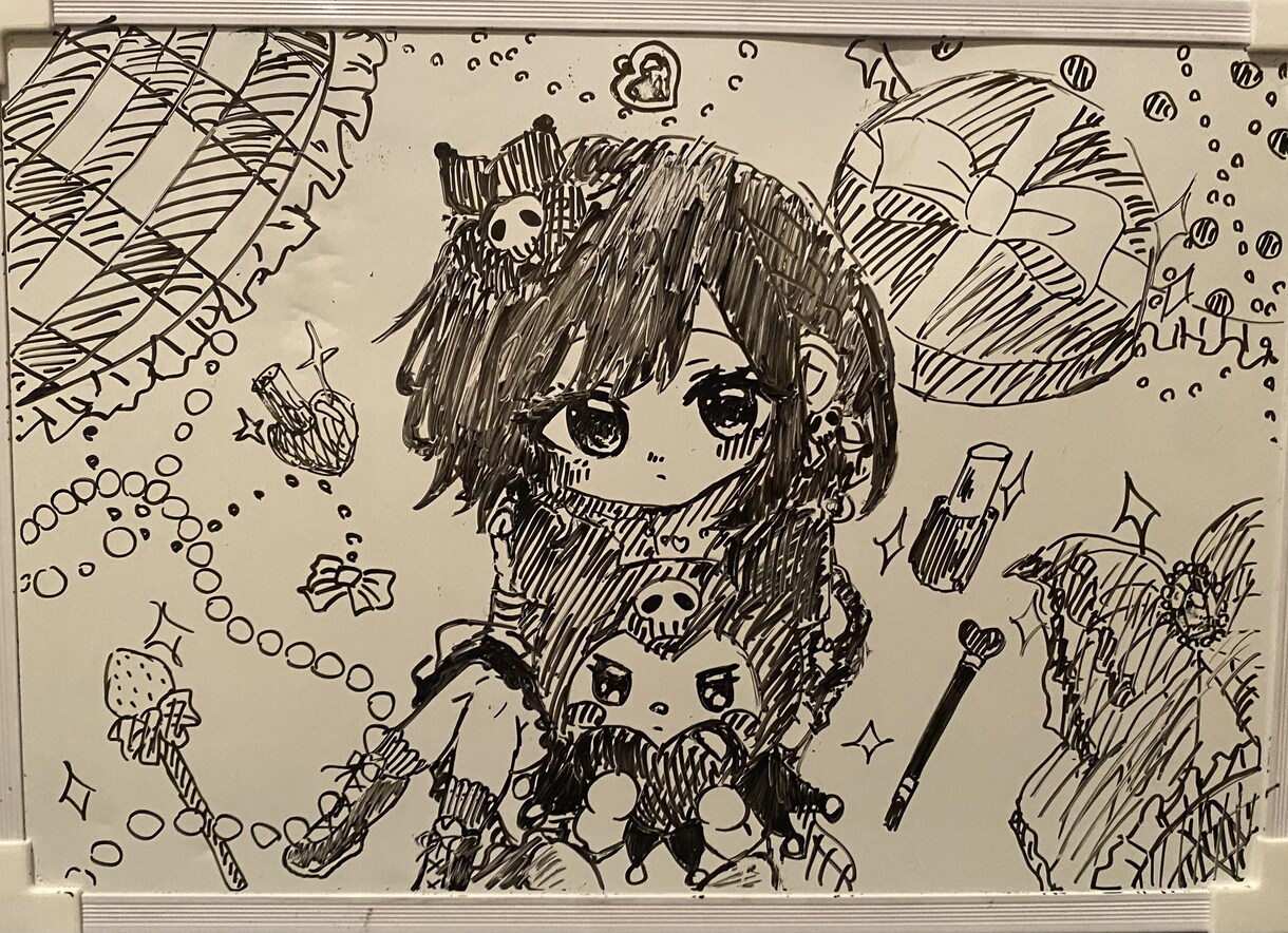 夢絵やアナログイラスト描きます ミニキャラなどかわいいイラスト得意です＞ ̫＜ ♡ イメージ4