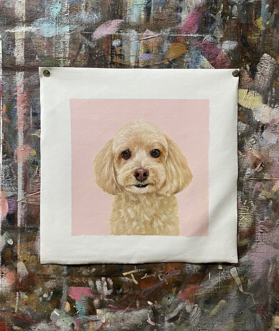 油彩ペット肖像画を制作いたします プロの画家が自信持って制作いたします イメージ4