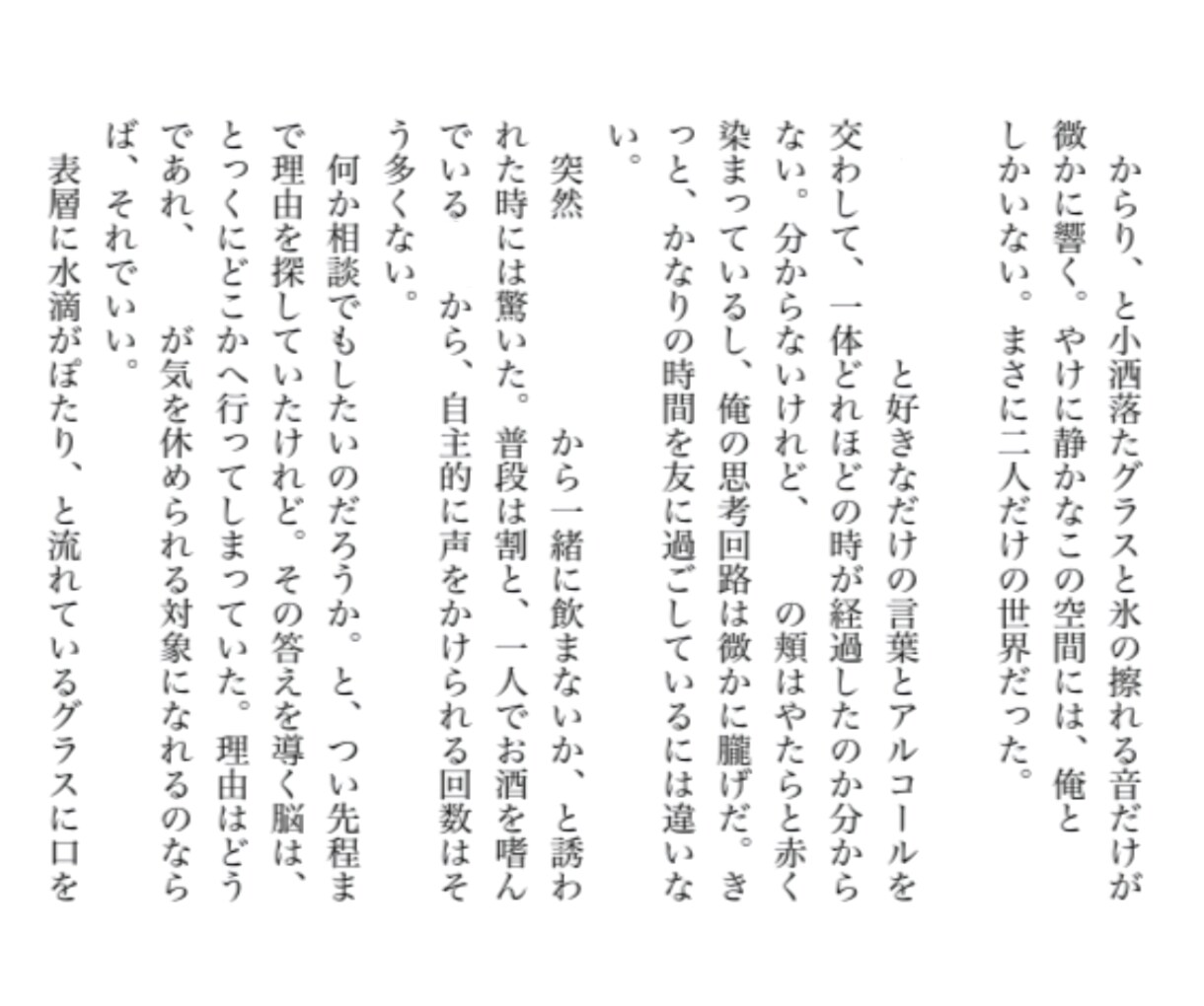 あなただけの小説を執筆いたします 1文字0.5円！ 夢、創作、版権などお書きします‪‪☺︎‬ イメージ3