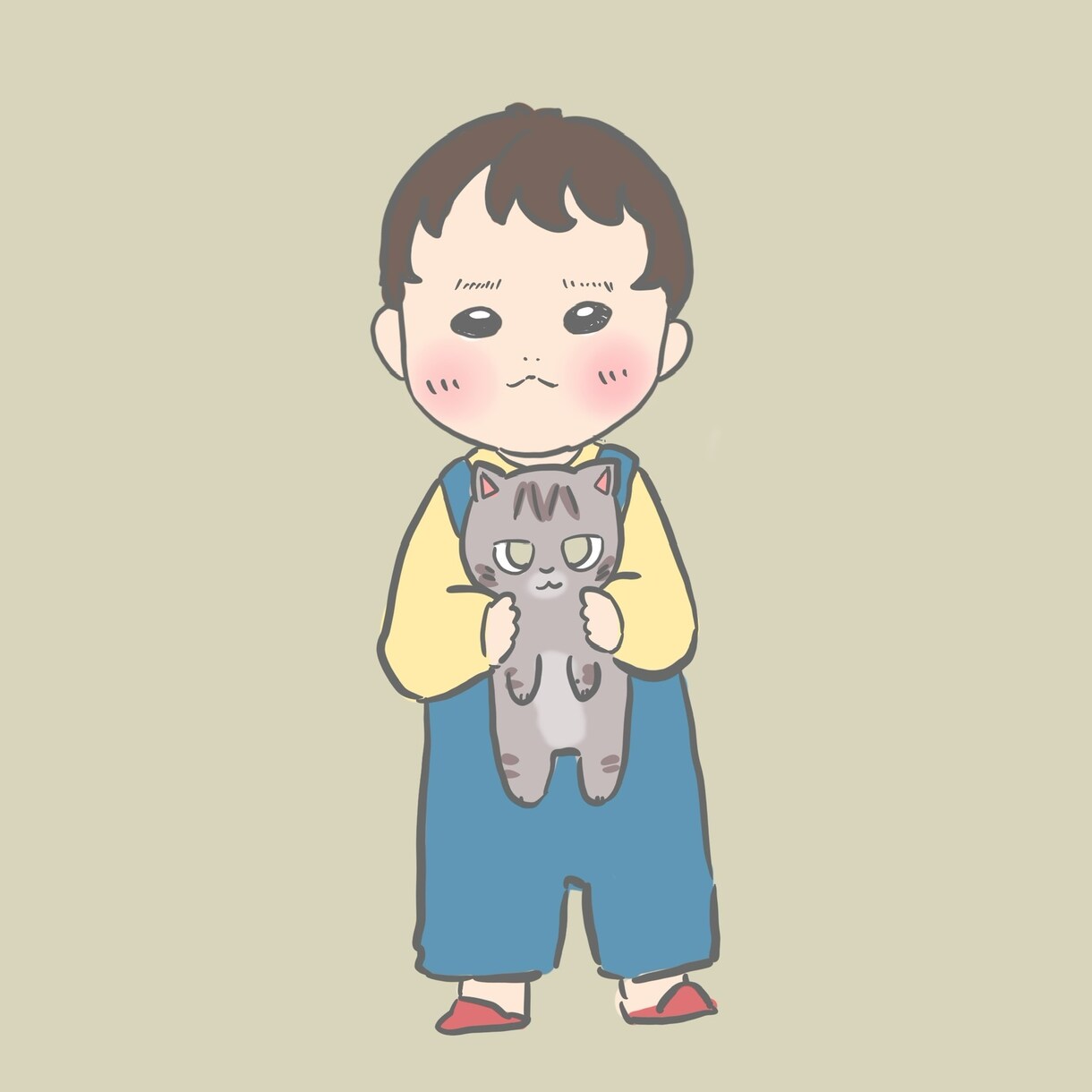 お子様の似顔絵アイコン作成します 可愛いお子様の似顔絵を柔らかいタッチで作成します イメージ3