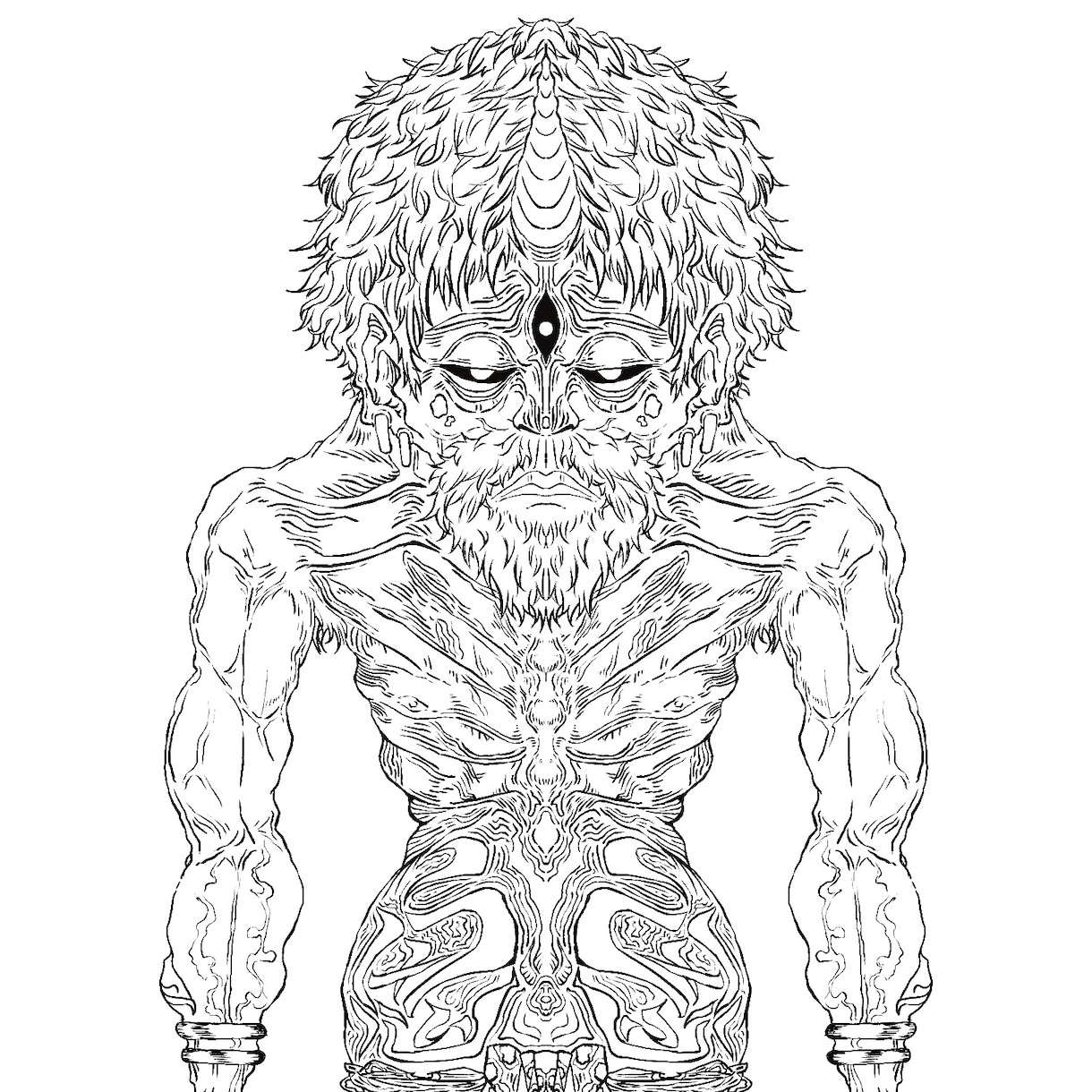 個性的で細かい絵を描きます タトゥーデザインとしても承ります。※基本デジタル納品のみ イメージ3