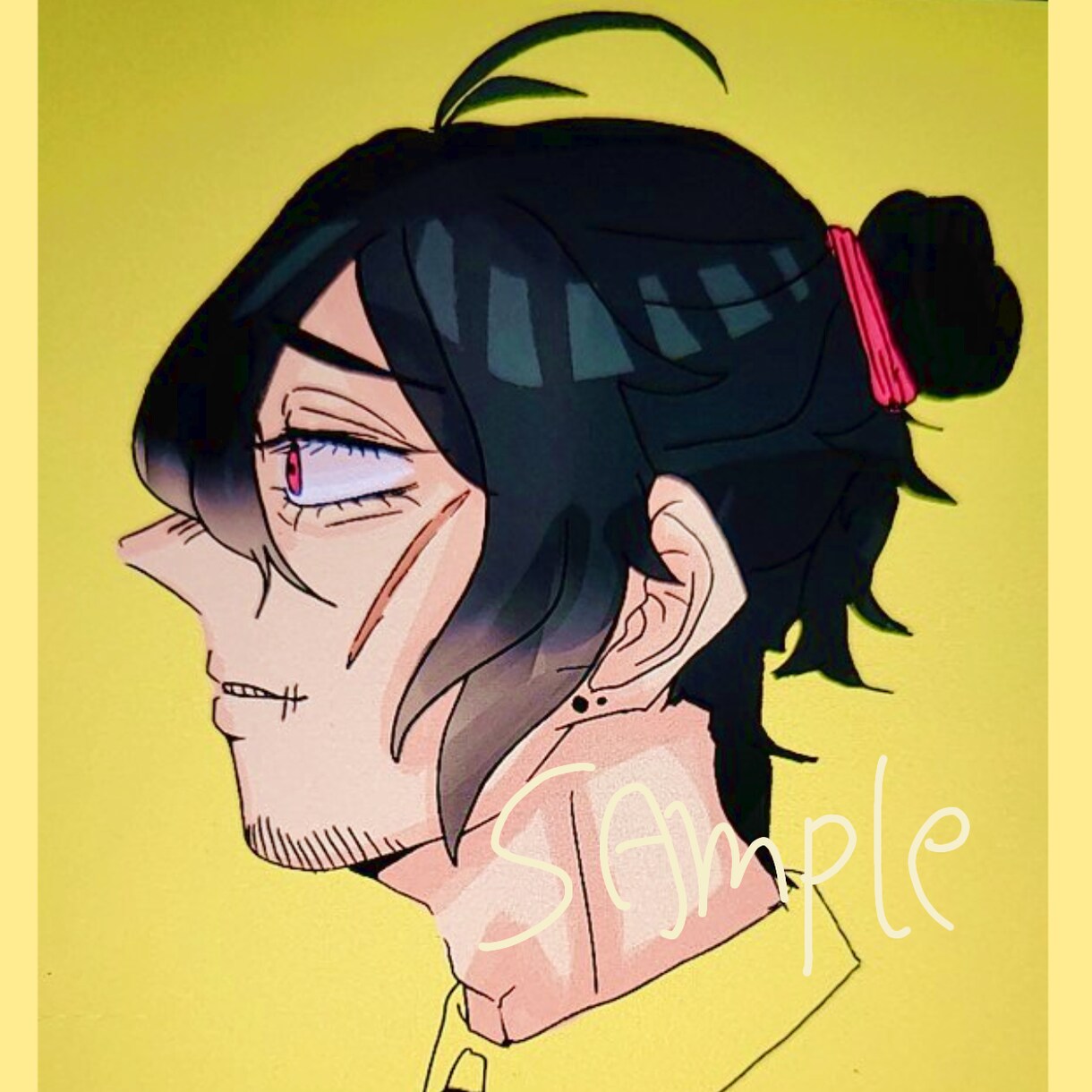 二次利用可能］NFTイラスト描きます アイコンサイズでドット絵からアニメタッチ等ラフ修正無制限！ イメージ2