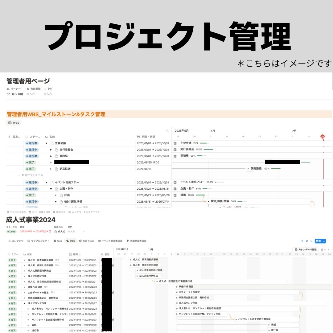 Notion認定コンサルが構築・設計サポートします ゼロから設計→運用支援までのフルサポート イメージ3