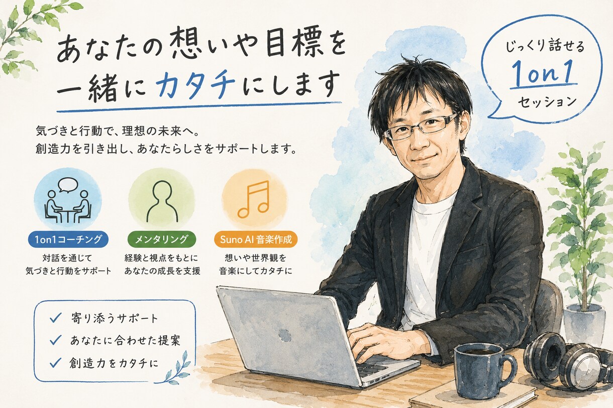 継続セッション｜自分本来の状態を育てます 一度話して、「続けたい」と思った方へ。 イメージ1