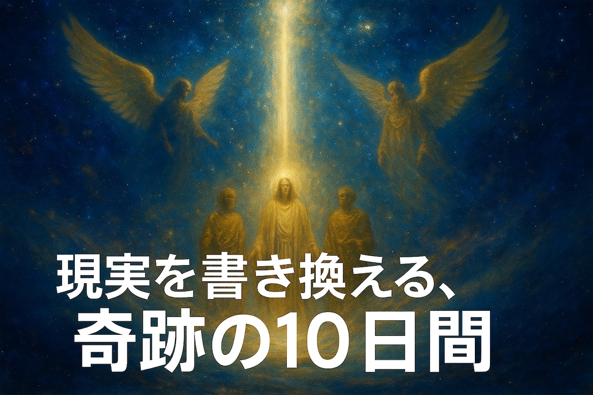 天使と神々の奇跡のエネルギーを10日間注入します 天界の光が現実を書き換え、あなたを新しい次元へ押し上げる イメージ1