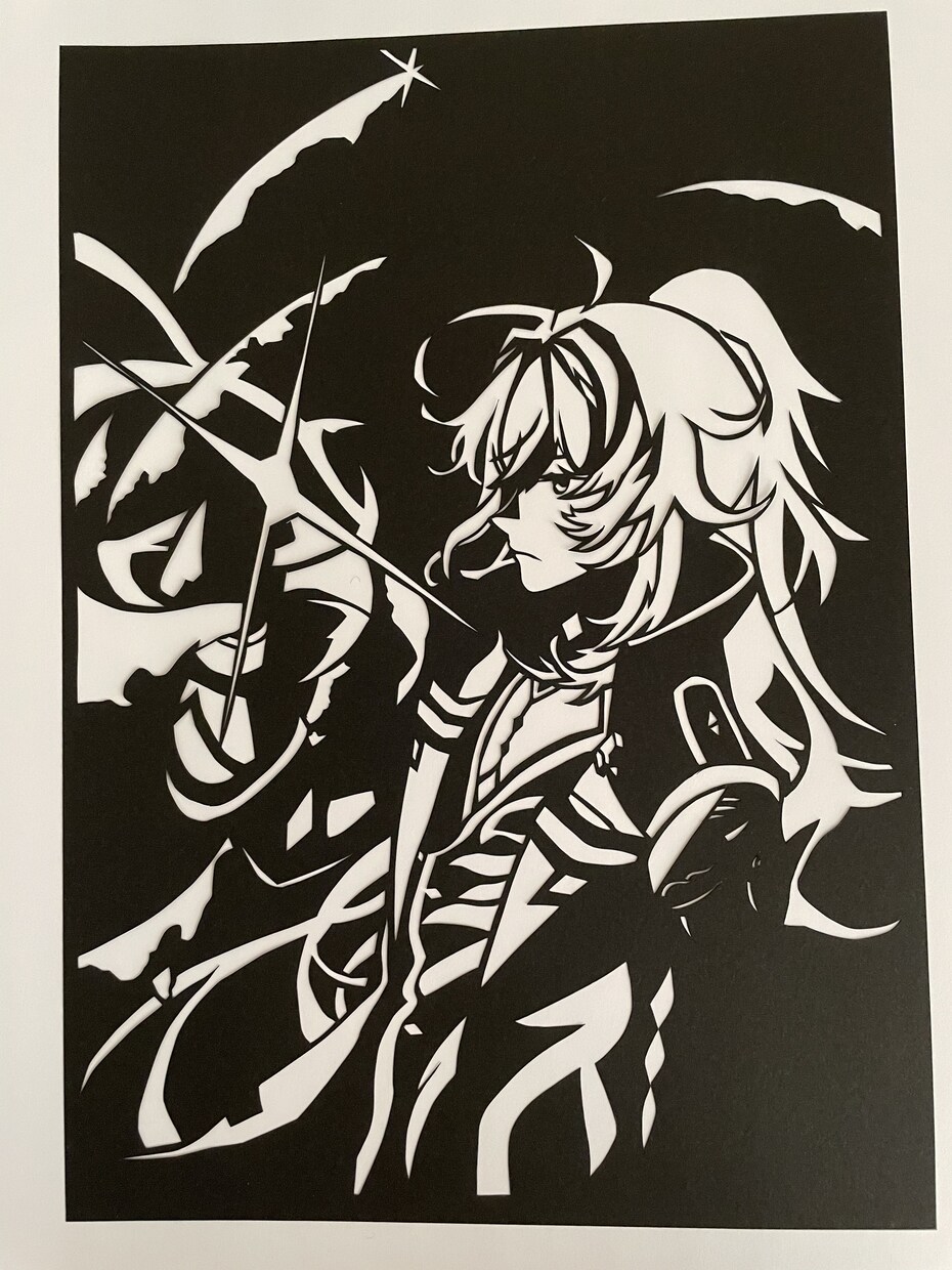イラストを切り絵化します お気に入りのイラストを、もっと特別な一枚にしましょう！ イメージ2