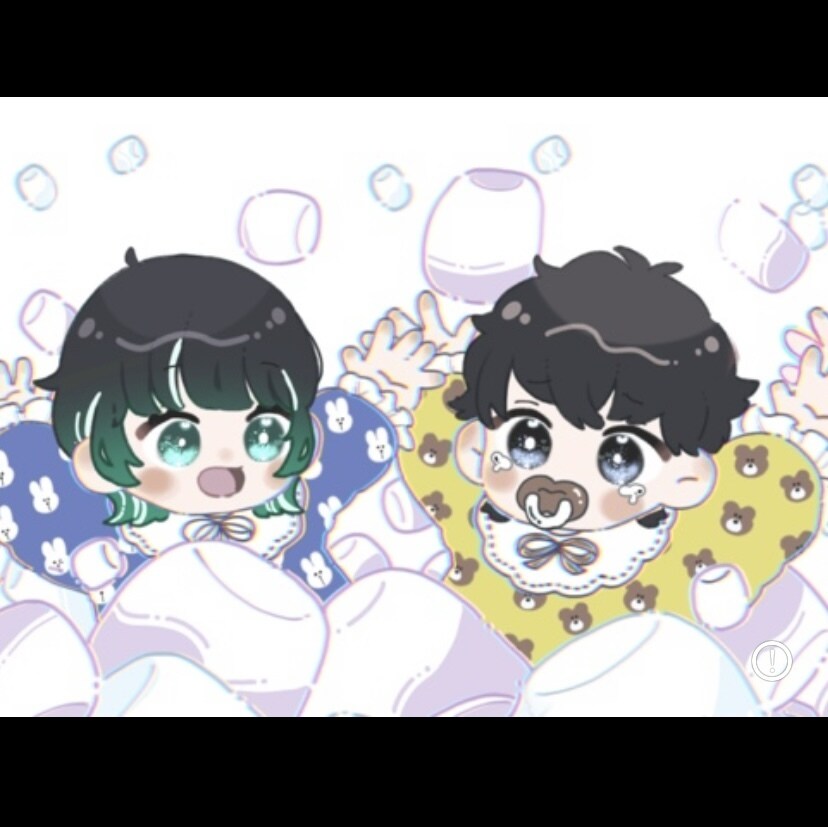 緩かわべびちゃんの量産お描きします 量産イラスト(ヘッダーサイズ)でペア画にお困りの方はぜひ！ イメージ4