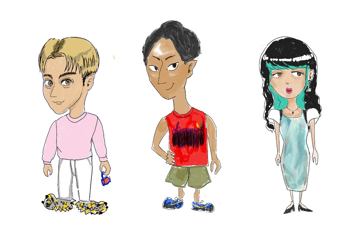 可愛い似顔絵描きます 可愛くて似ている！おしゃれな似顔絵描きます。 イメージ1