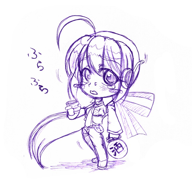デフォルメしたアイコン向けイラストを描きます アナログなラクガキぽい絵になります イメージ8