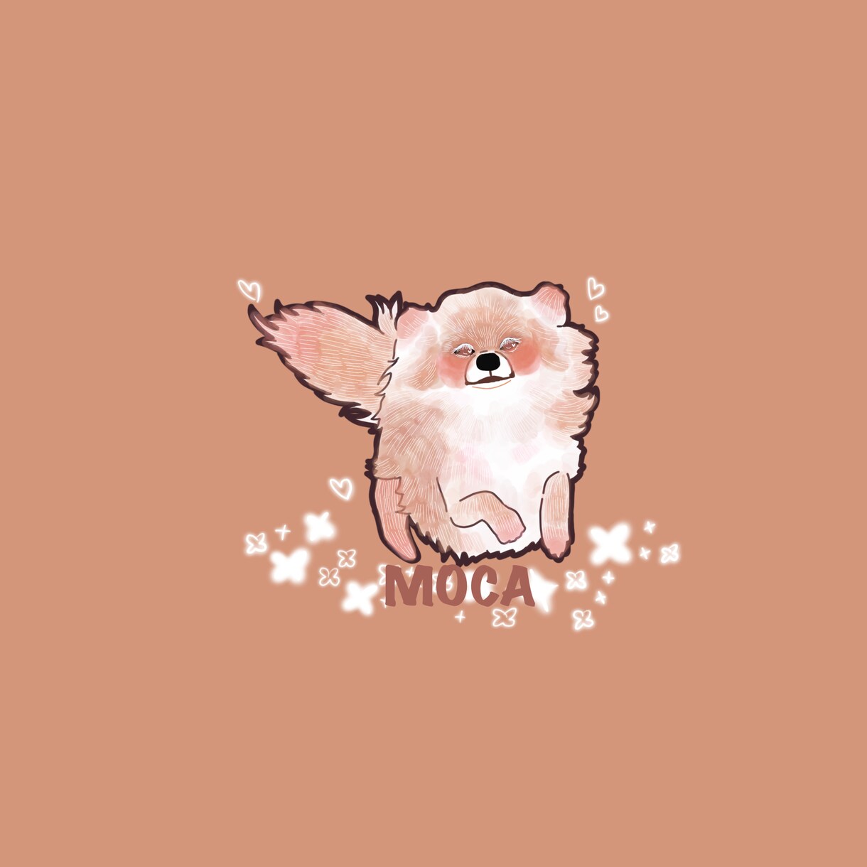 可愛くほんわかした絵柄でペットの似顔絵を描きます 可愛い絵柄でペットを描いてみませんか？アイコン可 イメージ2