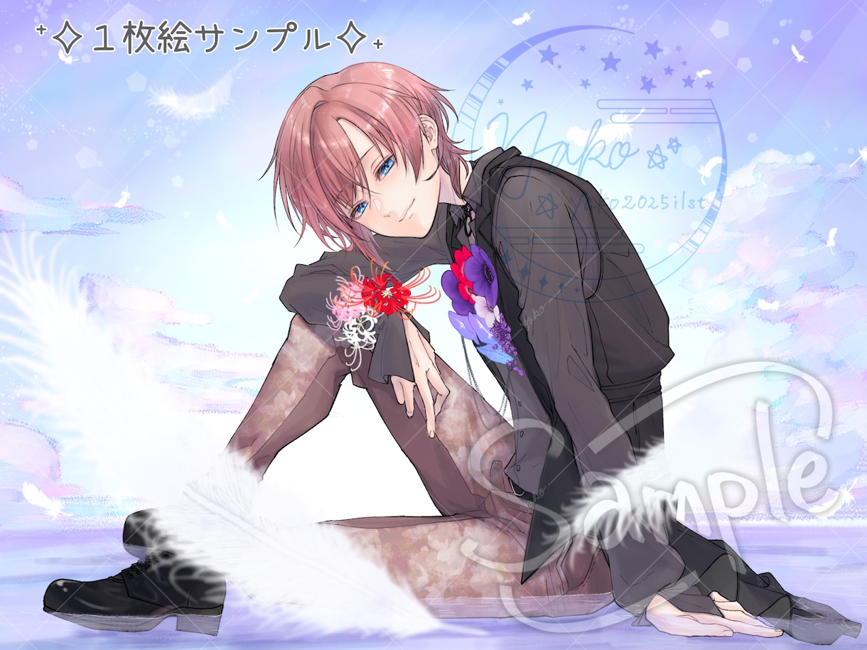 商用OK！立ち絵/アイコン/サムネなど描きます ラフまで修正無制限◎納得のいくイラストに仕上げます！ イメージ9