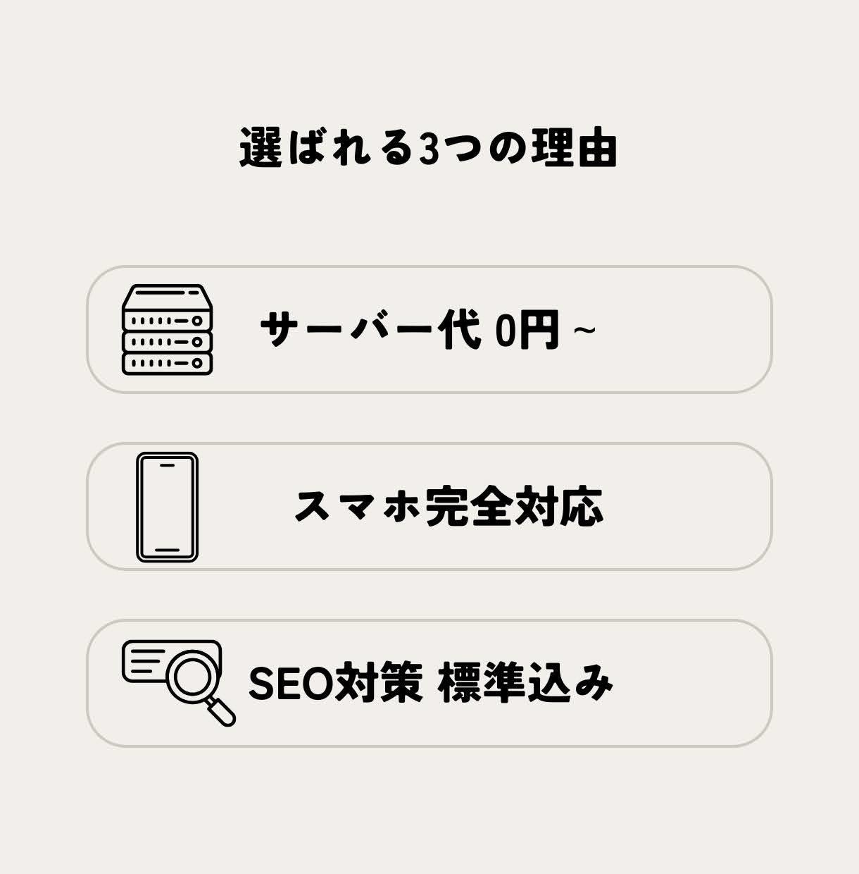 集客につながるスマホ対応ホームページを制作します スマホ対応・基本SEO込み。見た目だけで終わらないサイト イメージ2
