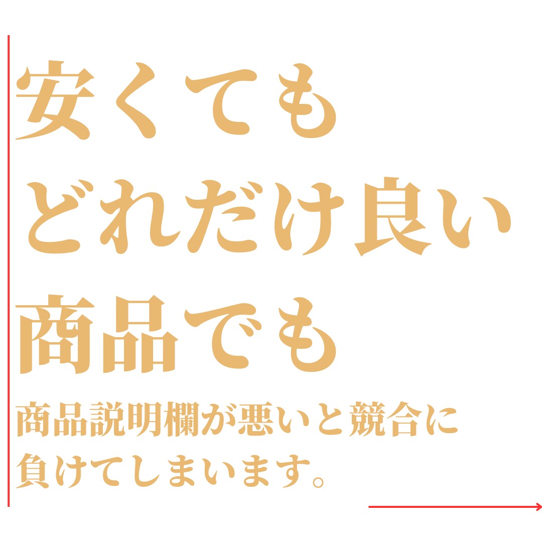 フリマアプリの売上がUPする商品説明分作成します 「徹底的に10商品分作成します」ラクマやメルカリ等 イメージ4