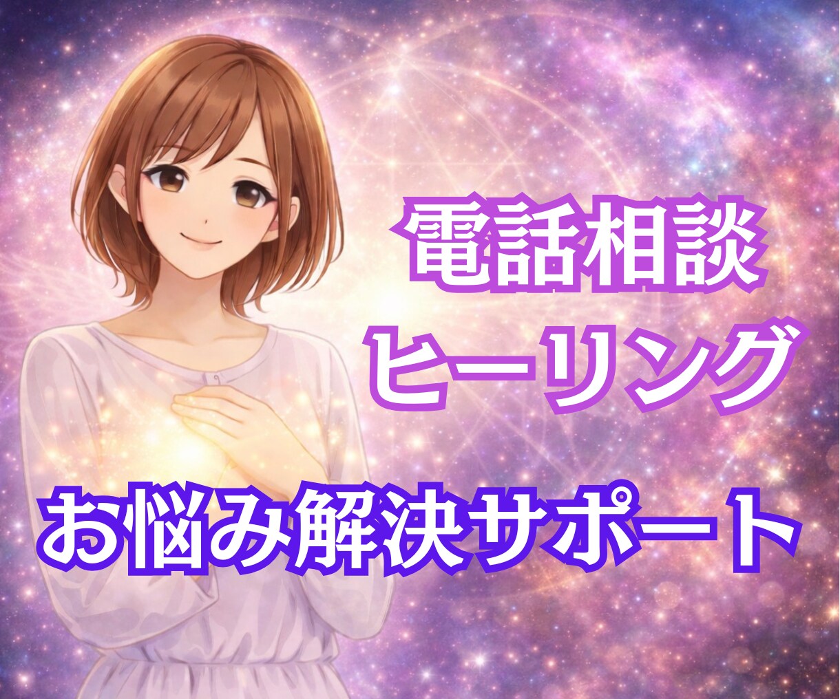 お悩みについてその場で確認してエネルギー調整します ✨ 愚痴・怒り・モヤモヤOK｜癒やしの電話ヒーリング✨ イメージ1