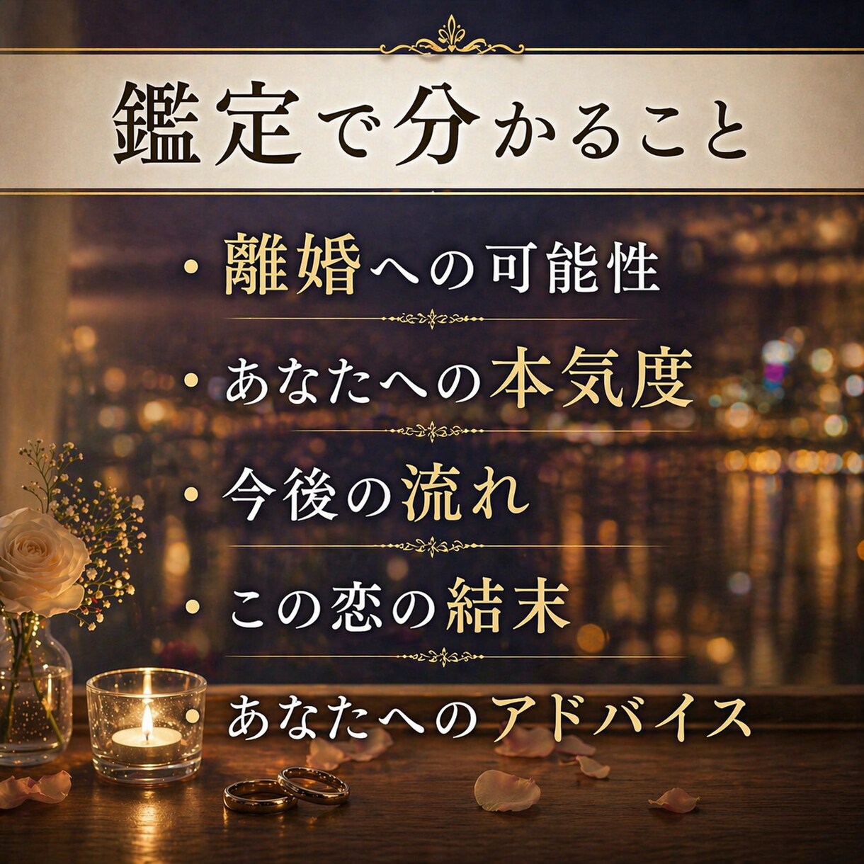 不倫】彼との関係は終わる？最終的にどうなるか視ます 最後に彼が選ぶのはあなた？それとも家庭？ イメージ3