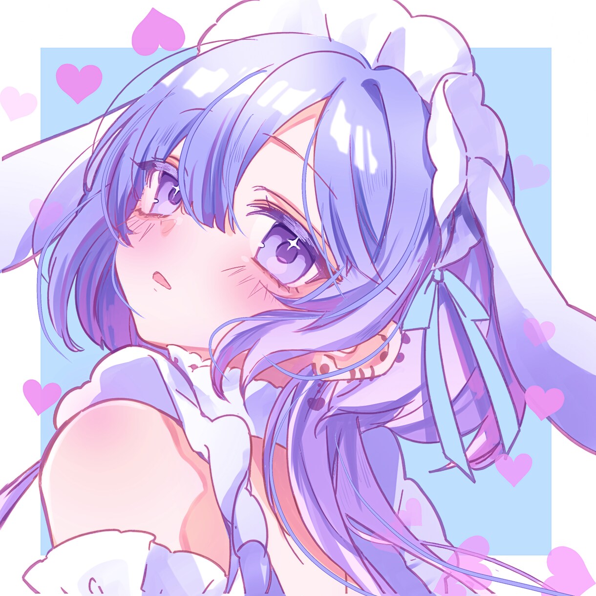 サブカルかわいいイラストかきます ♡ふんわりかわいい透明感アイコン制作します♡ イメージ1