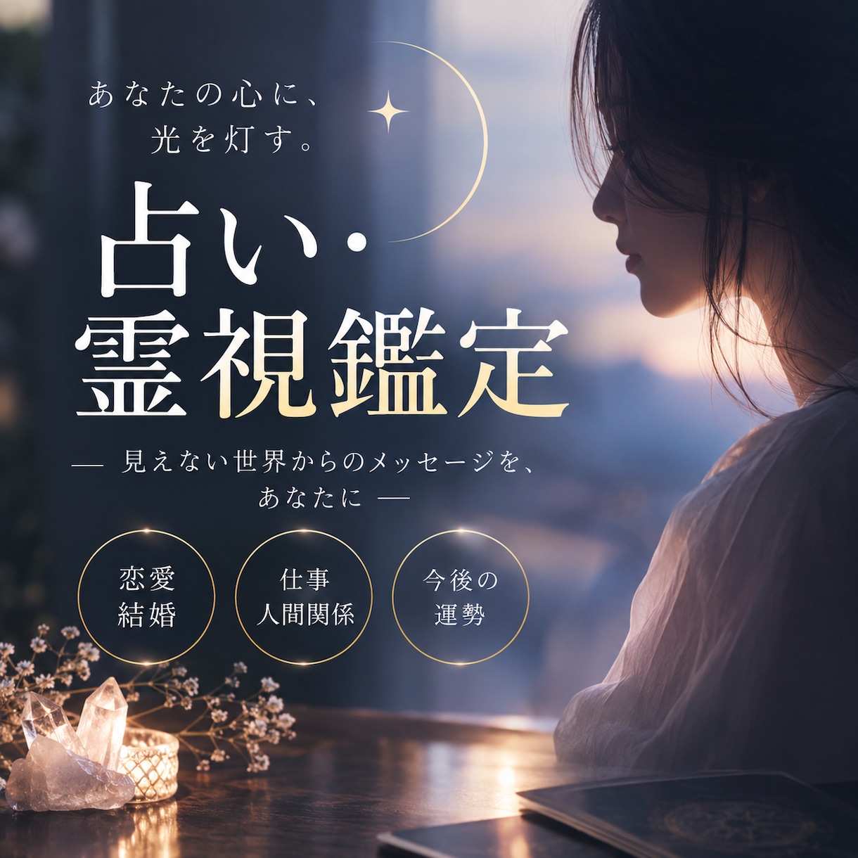 1時間しっかりと占います ジャンル問わずあなたが占いたいことを1時間しっかり占います イメージ1