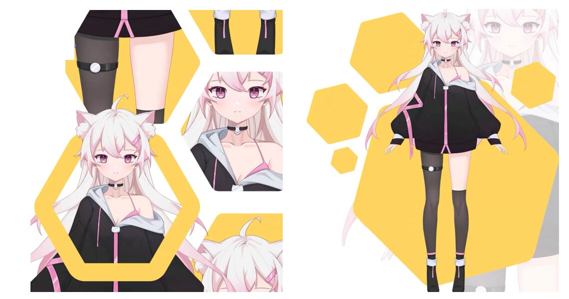 可愛い系向けの全身live2Dを提供します 魅力溢れる可愛い女の子のためのLive2Dモデリングサービス イメージ7
