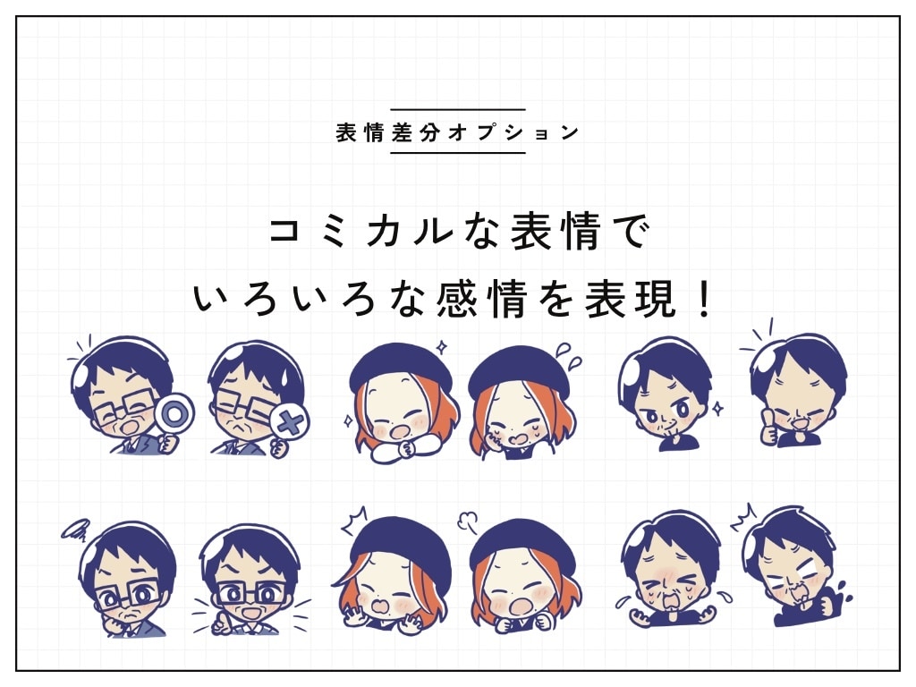 やさしいデフォルメ！似顔絵アイコンお描きします コミカルな表情や動きであなたらしさが伝わる！ イメージ4
