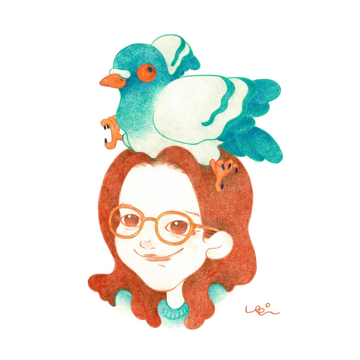 似顔絵｜とびきりかわいくおえかきします 用途・ご希望のテイストなどお気軽にご相談くださいませ イメージ1