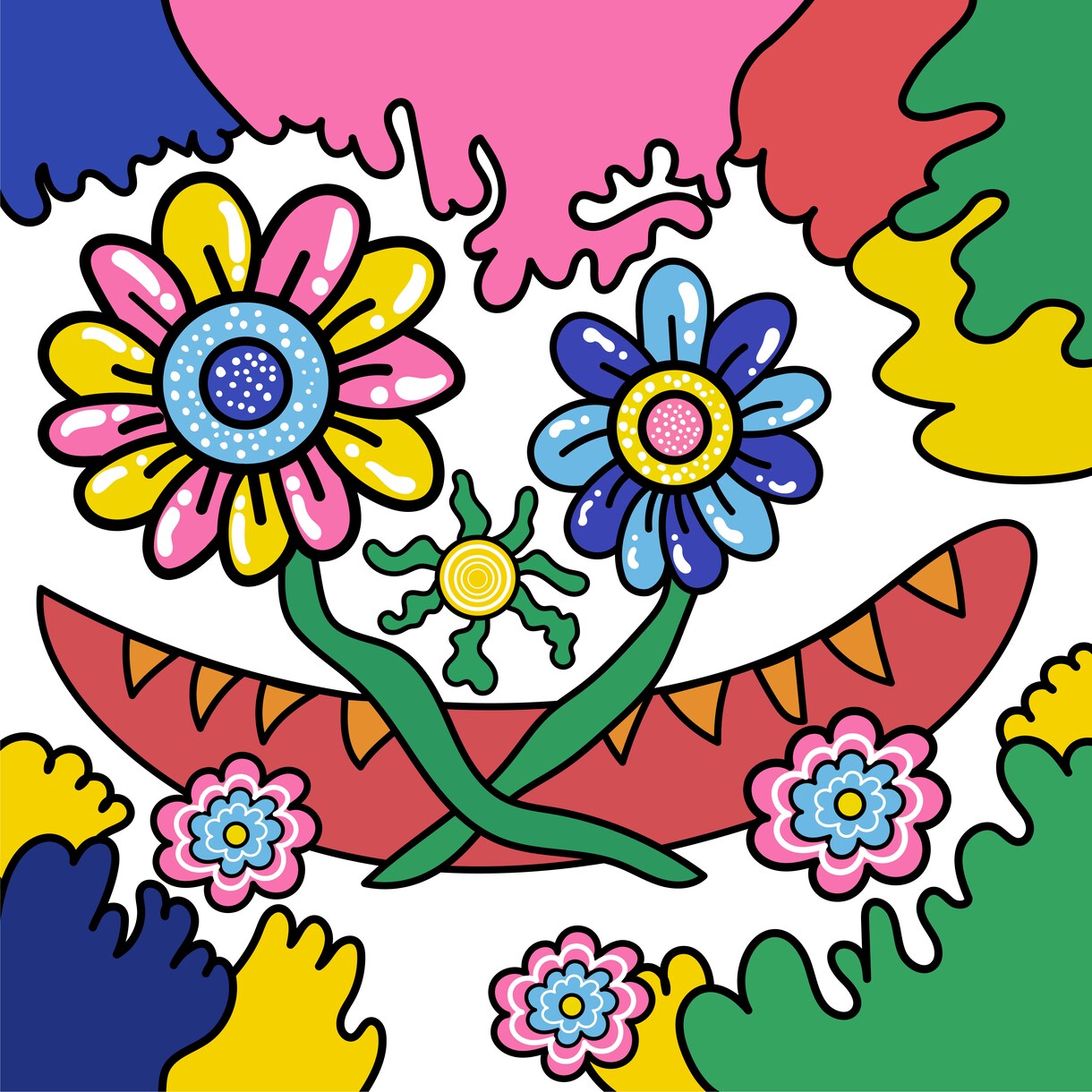 グラフィックの絵を描きます アパレルブランドをこれから立ち上げたい方 イメージ1