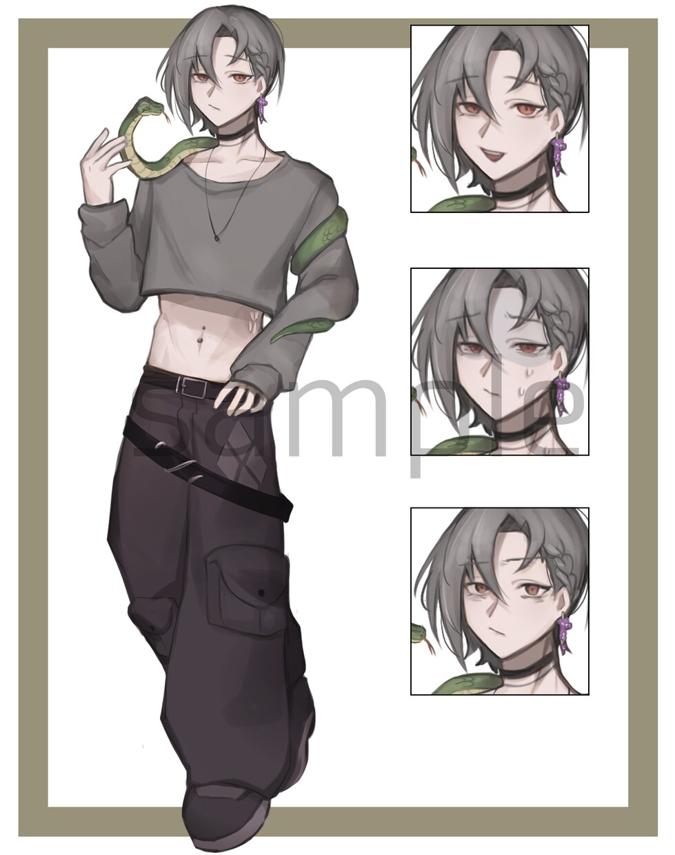 IRIAM、TRPG、MV、等の立ち絵描きます カッコイイ、可愛い色使いであなただけの立ち絵制作致します！ イメージ2