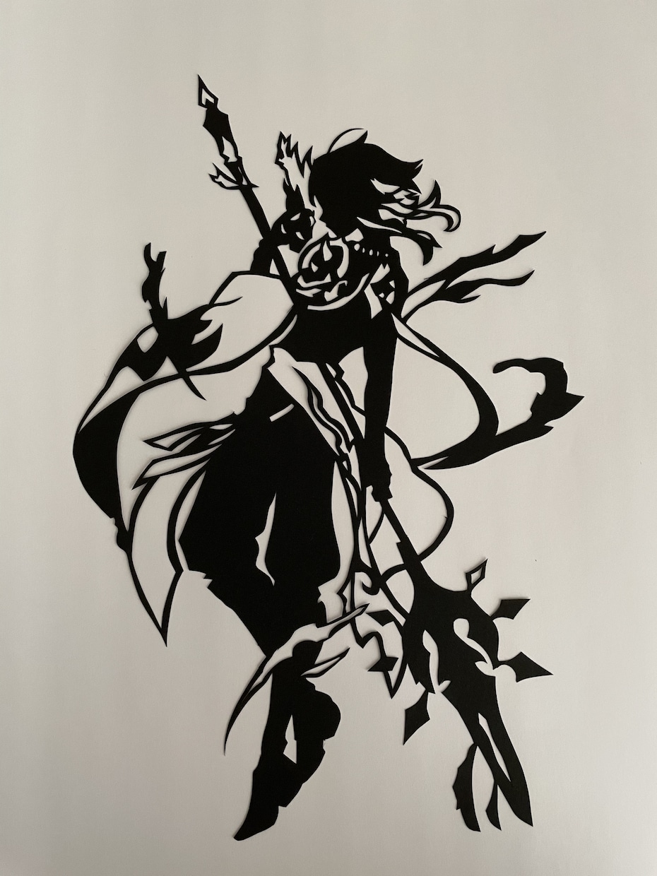 イラストを切り絵化します お気に入りのイラストを、もっと特別な一枚にしましょう！ イメージ3