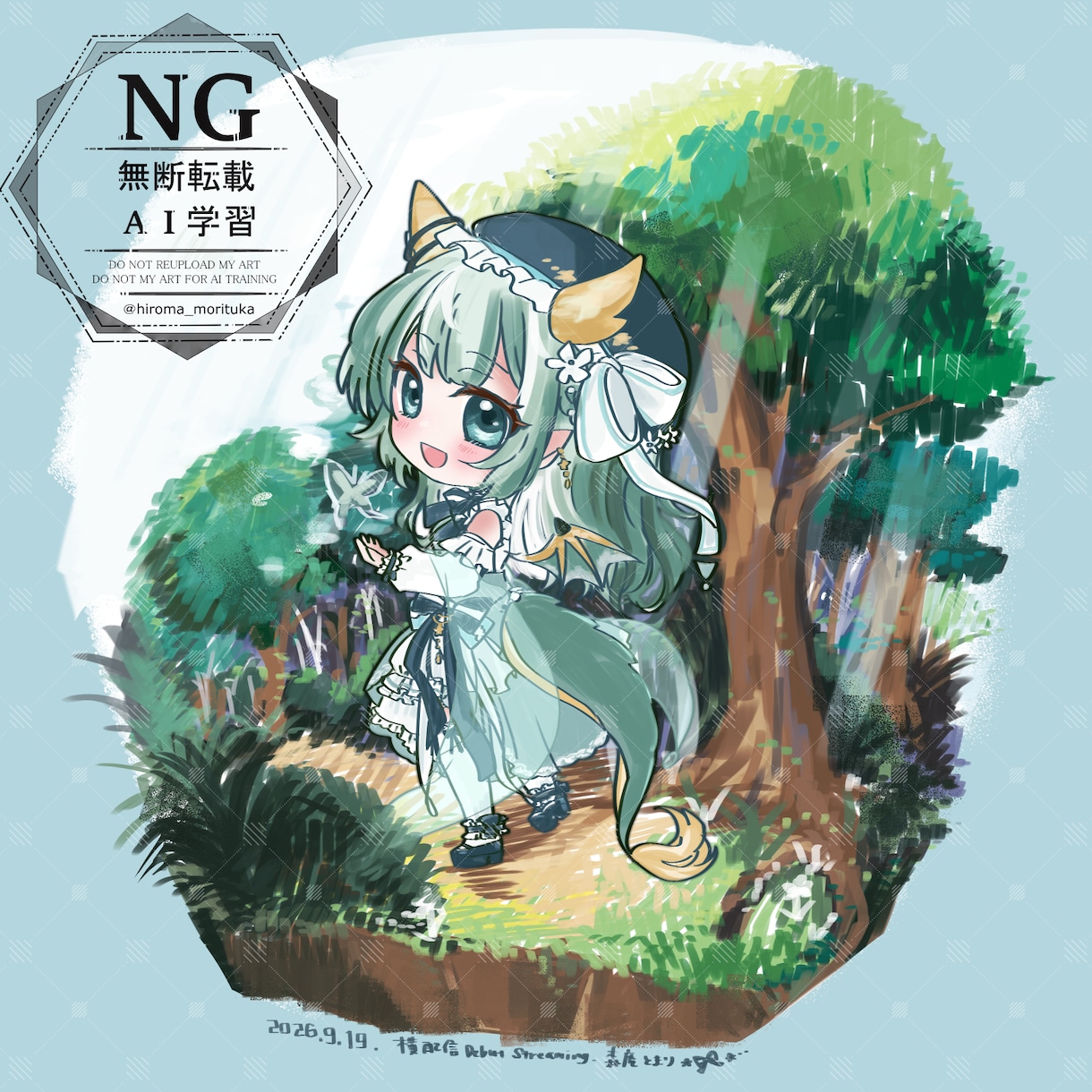 5名様特別価格！シンプル可愛い等身イラスト描きます 一枚絵・MV・アイコン・配信イラスト・記念イラストetc. イメージ7