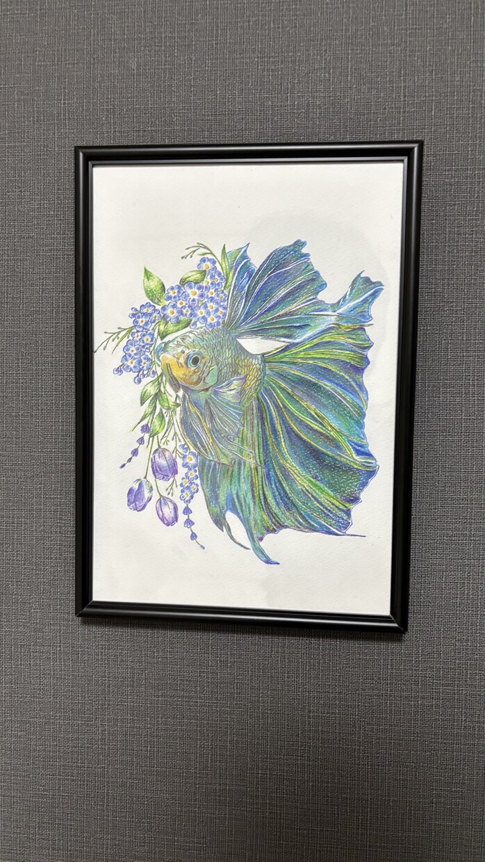 2枠限定！色鉛筆で幻想的な動物画を制作します 透明感ある美術館のような一点物アート イメージ6