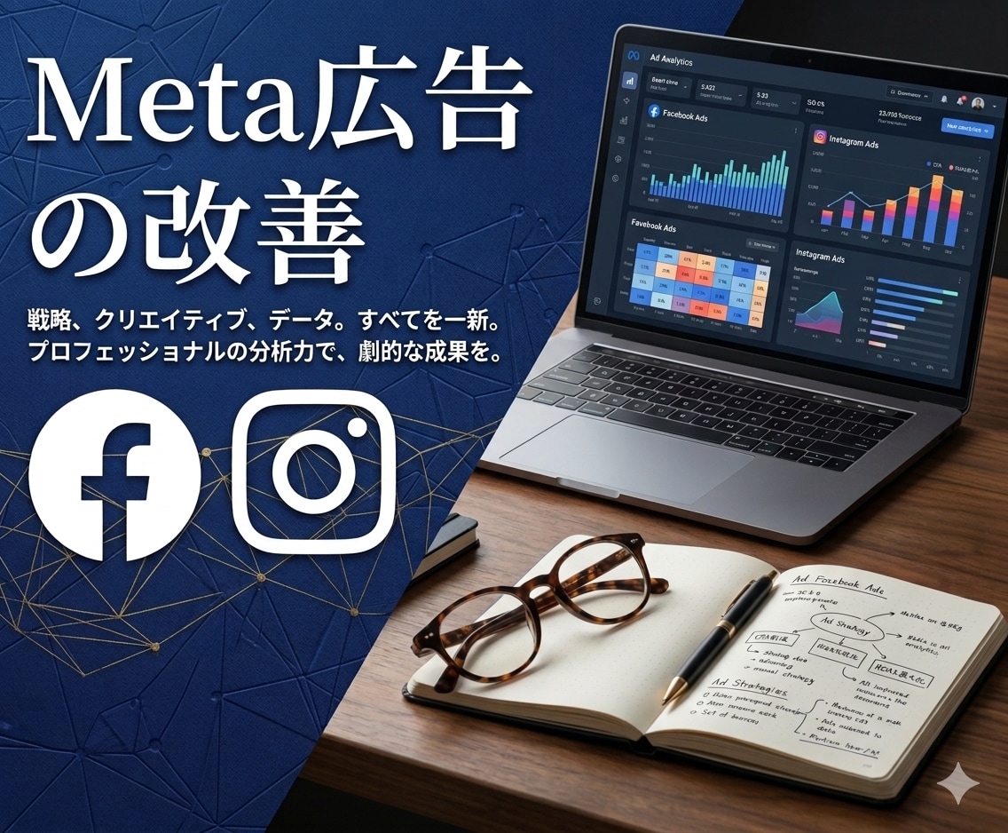 認定資格者がMeta広告を2ヶ月コンサルします 年間運用規模【10億越え現役プロ】が個別コンサルいたします。 イメージ1