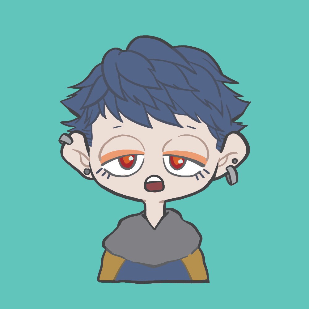 個性的でかわいいデフォルメアイコン作成します まぶた重めのかわいいお顔を描かせていただきます！ イメージ3