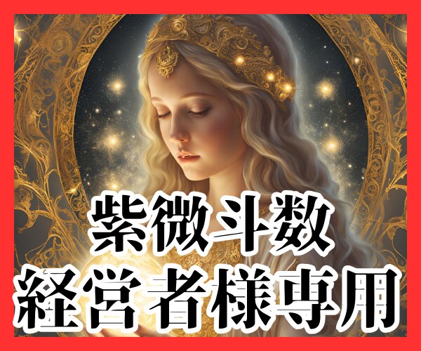 経営者様2025運勢★仕事の展開を東洋占術で視ます 圧倒的な的中率★中国・台湾古来の紫微斗数/算命学/数秘術鑑定 イメージ1
