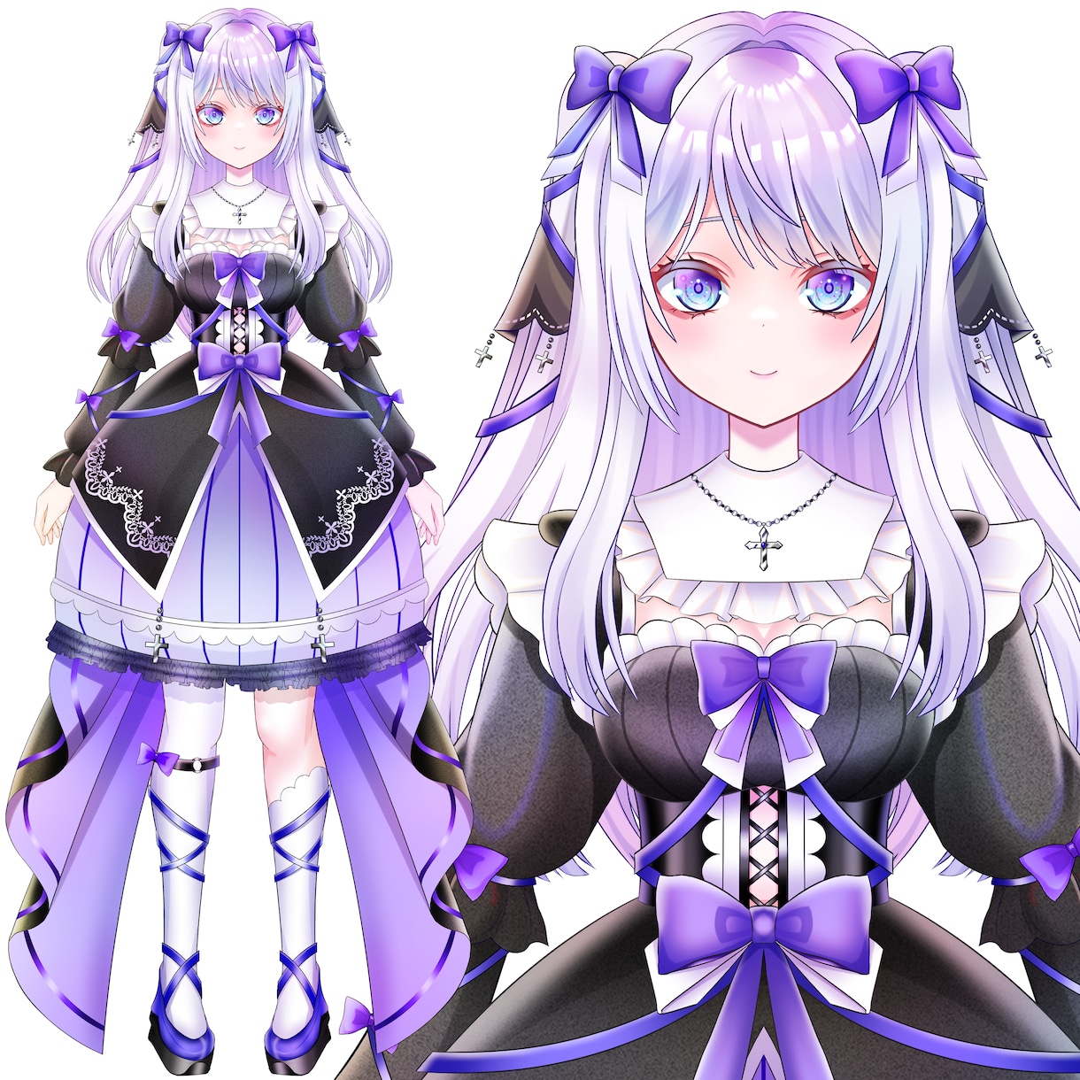 顔の強いVtuberを修正無制限でお作りします 超割引！キャラデザ＋Live2D イメージ7