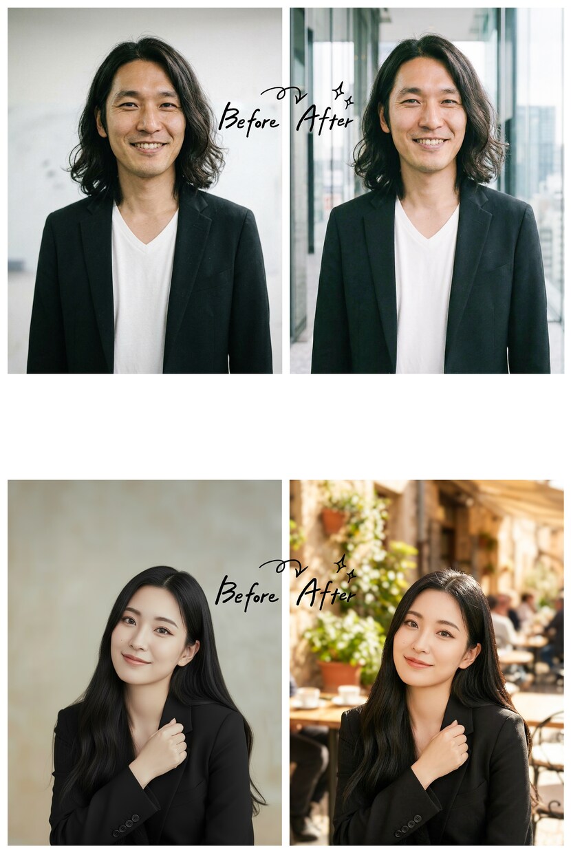 Web・PR・プロフ画像ワンランク上の修正承ります ｜大手上場CL広告を多数撮影・美的に★リメイク★レタッチ♪ イメージ6