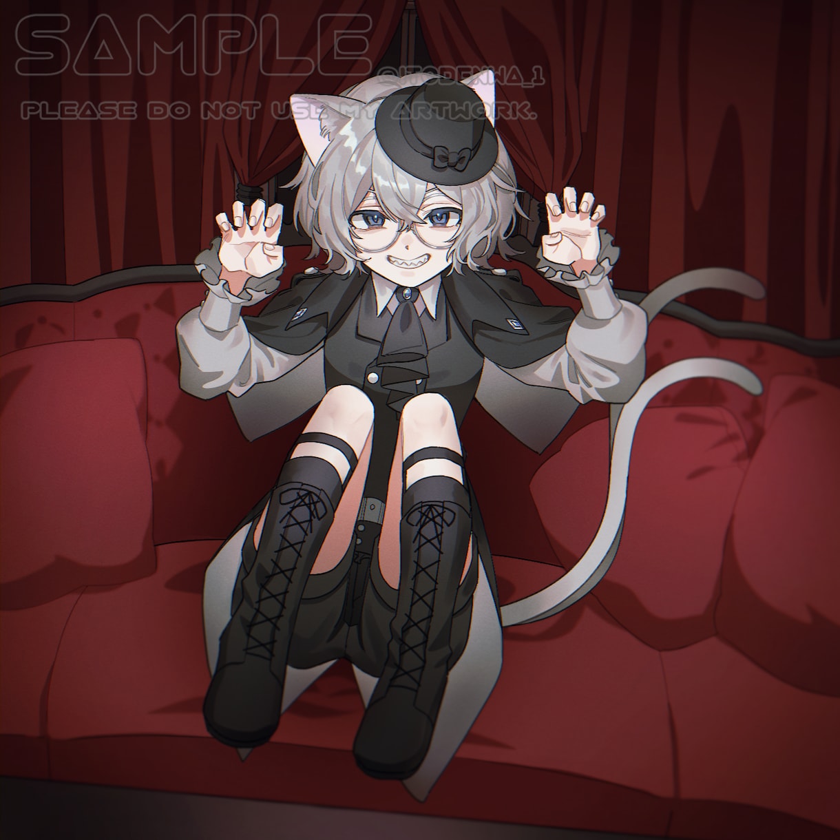 イラストを制作いたします アイコン、歌みた用イラスト、配信用イラスト、個人利用にも イメージ7