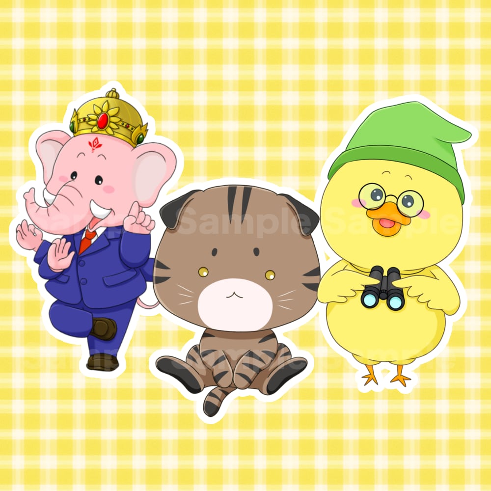 動物キャラはマルっとお任せ♡可愛いイラスト描きます 商用OK♡配信、アバター、アイコン、プレゼント、SNS運用に イメージ6