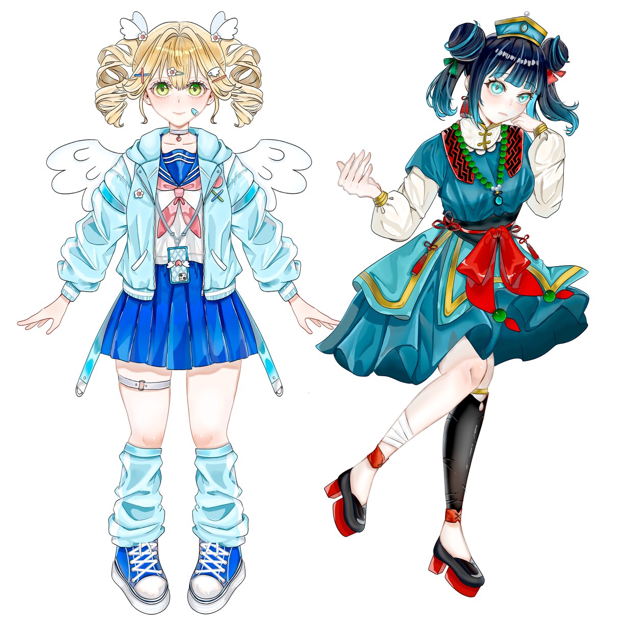 表情6種】Adopt立ち絵制作ます 可愛い女性キャラクターを描くのが得意です イメージ6