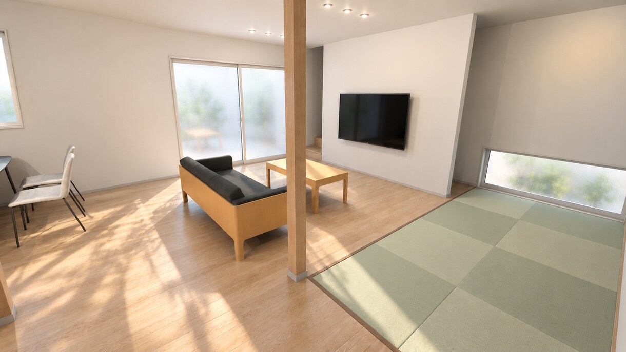 注文住宅の内観3Dパースを作成します 間取り確定前に完成後の部屋をイメージできます イメージ2