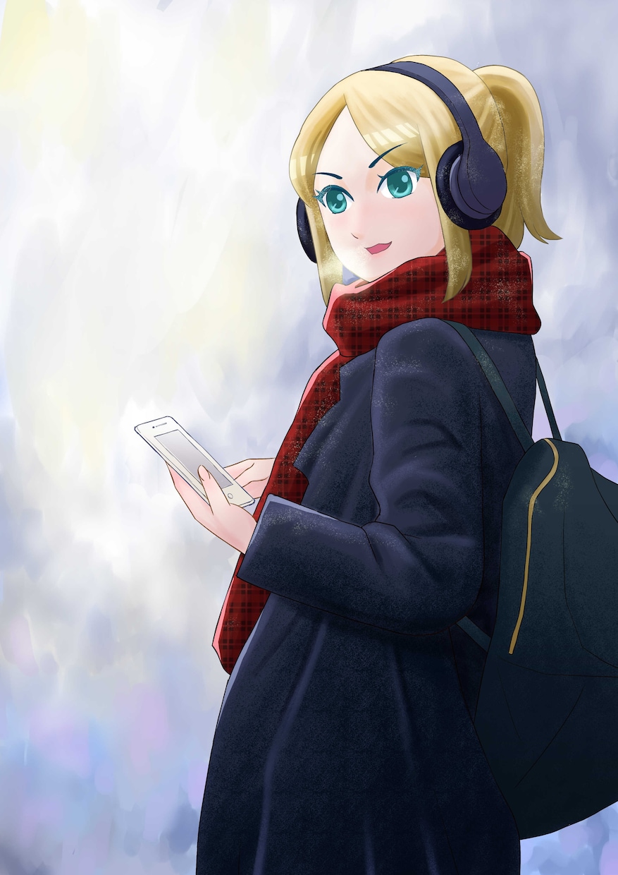 女の子のイラスト描きます シンプル、落ち着いた雰囲気をお求めの方 イメージ5